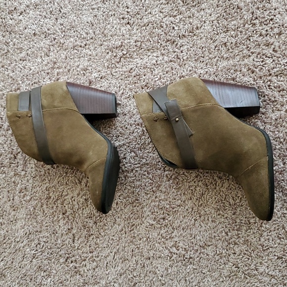 Sole Society Ankle Booties Suede Skylar - Picture 2 of 5
